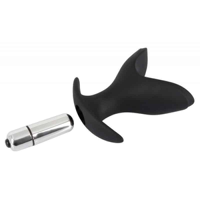 Анальная Втулка с Вибрацией Vibrating Anchor Plug You2Toys Black Velvet черный