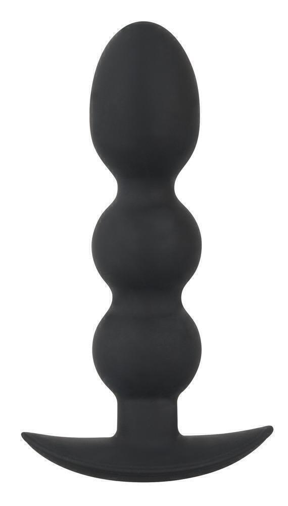 Анальная втулка Black Velvet Analplug Heavy Beads
