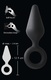 Анальная втулка с кольцом Orion Soft Touch Silicone Anal Plug S, черная