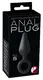 Анальная втулка с кольцом Orion Soft Touch Silicone Anal Plug S, черная