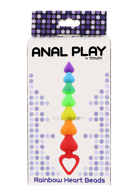 Анальные бусы ToyJoy Anal Play, разноцветный - фото 2