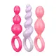 Анальные пробки Satisfyer Booty Call 3 шт, разноцветные