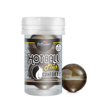 Анальный лубрикант HotFlowers Hot Ball Plus Conforto на масляной основе, 3 г х 2 шт