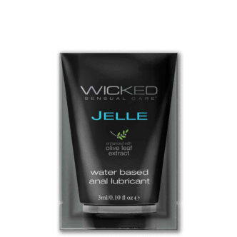 Анальный лубрикант Wicked Jelle на водной основе, 3 мл