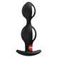 Анальная пробка Fun Factory B Balls Duo со смещенным центром тяжести, чёрная