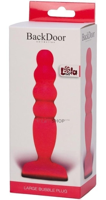 Анальный стимулятор Large Bubble Plug Lola Toys розовый от IntimShop