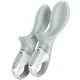 Анальный вибратор с расширением Satisfyer Air Pump Booty 3, серо-зеленый