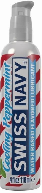 Оральный лубрикант Swiss Navy Flavored Мятные конфеты на водной основе, 118 мл