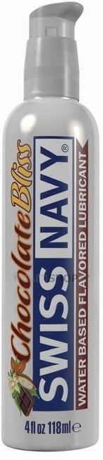 фото Ароматизированный лубрикант Swiss Navy Flavored Шоколад на водной основе, 118 мл