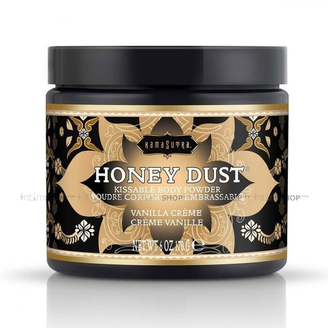 фото Ароматная пудра для тела KamaSutra Honey Dust Body Powder ванильный крем, 170 г