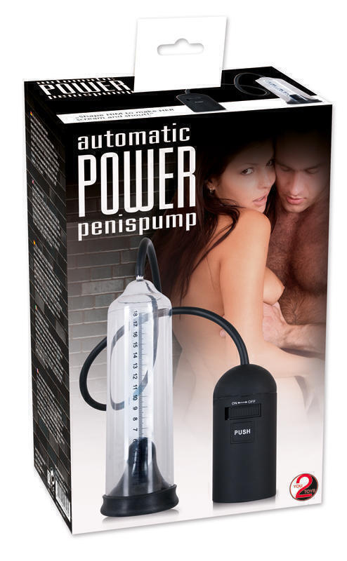 Автоматическая помпа для мужчин с пультом создания вакуума Automatic Power PenisPump