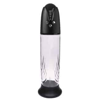 Автоматическая вакуумная помпа с реалистичной вставкой Penis Pump, бесцветная