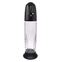 Автоматическая вакуумная помпа с реалистичной вставкой Penis Pump, бесцветная