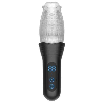 Фрикционный вибромастурбатор с ротацией Secwell SW21001, черный