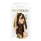 Комплект бэби-долл Penthouse Sweet Beast и трусики, черный, L/XL