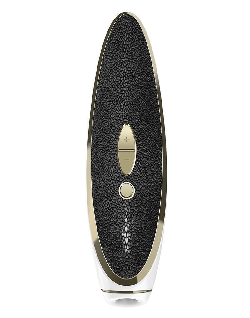 Вакуумный стимулятор клитора с вибрацией Satisfyer Haute Couture Luxury с вибрацией, черный