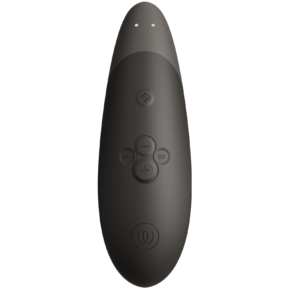 Вакуумный стимулятор клитора с вибрацией Womanizer Enhance, чёрный