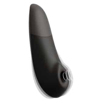 Вакуумный стимулятор клитора с вибрацией Womanizer Enhance, чёрный