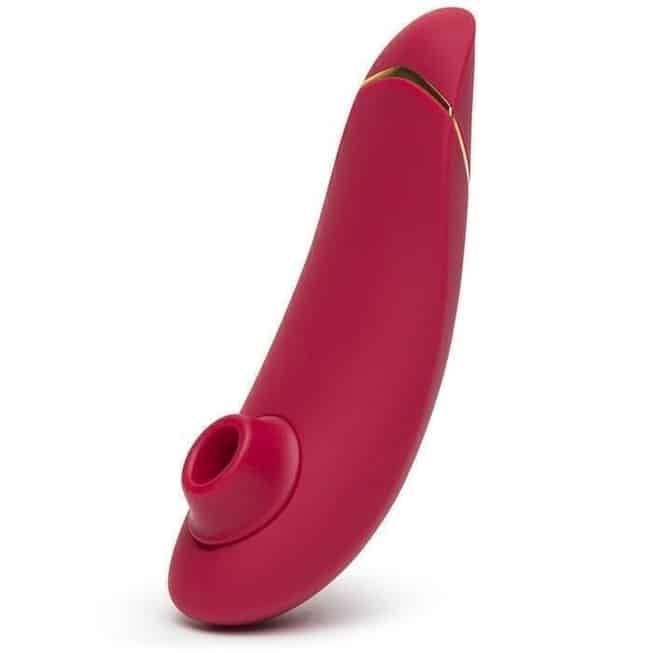 Клиторальный стимулятор Womanizer Premium, красный