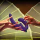 Страпон с вибропулей Fun Factory ShareVibe, фиолетовый