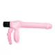 Безремневой страпон с вибрацией Baile Super Strapless Dildo, розовый