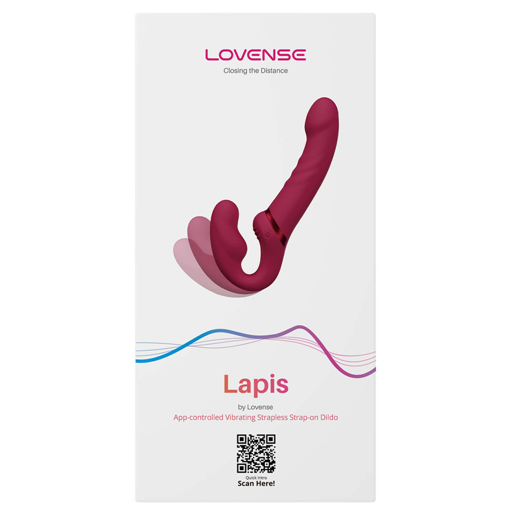 Безремневой вибрострапон Lovense Lapis, темно-розовый