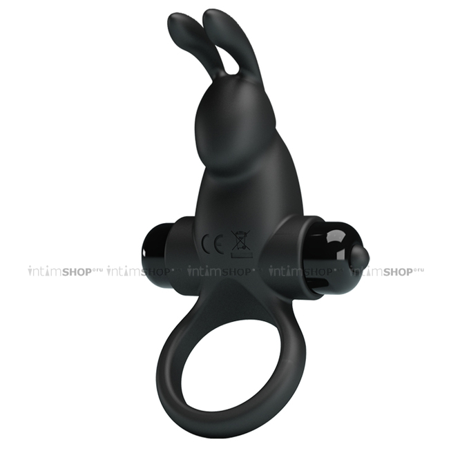 

Виброкольцо с клиторальным стимулятором Pretty Love Vibrant Penis Ring I, черное