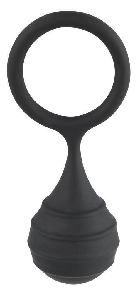 Эрекционное кольцо Orion Cock Ring+Weight с утяжелителем, черный