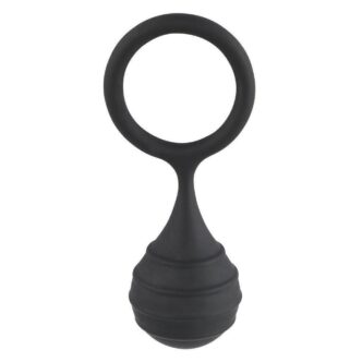 Эрекционное кольцо Orion Cock Ring+Weight с утяжелителем, черный