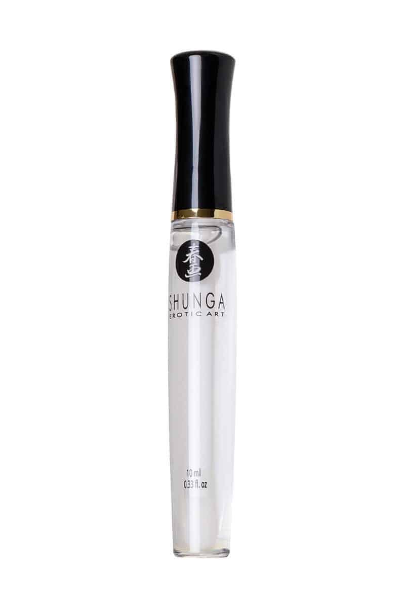 Блеск для губ 3 в 1 Shunga Oral Pleasure Gloss Клубника с шампанским, 10 мл