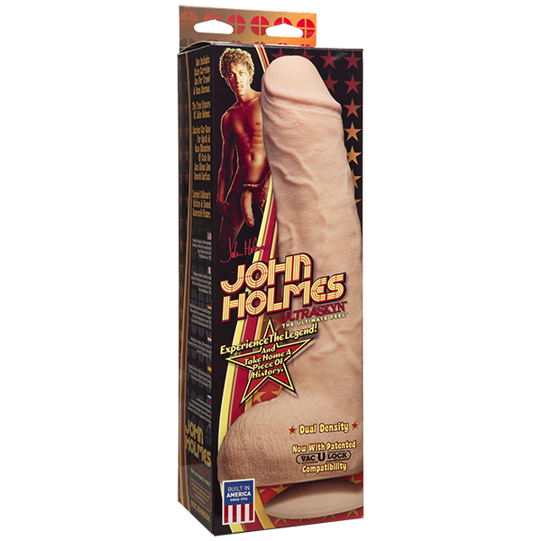 Фаллоимитатор Doc Johnson Signature Cocks Ultraskyn John Holmes 30.5 см, телесный