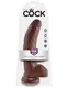 Большой фаллоимитатор PipeDream King Cock 24.8 см, коричневый