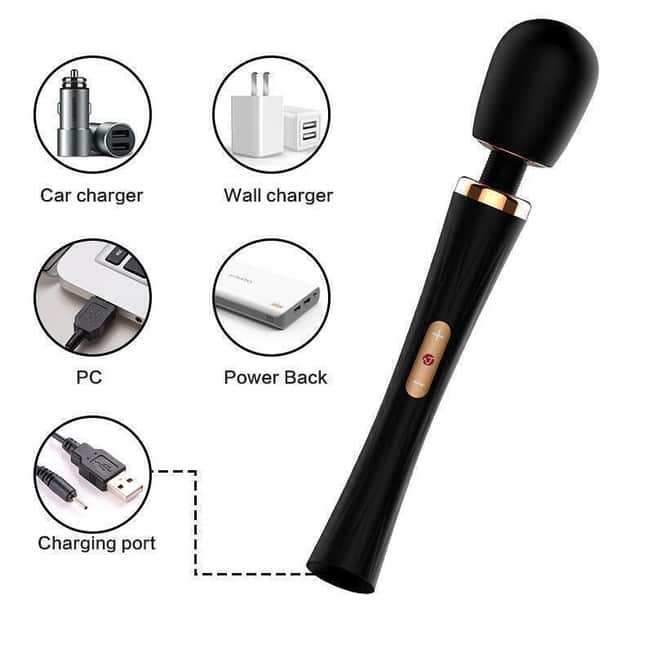 Массажер Nomi Tang Power Wand, чёрный от IntimShop