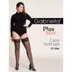 Чулки Gabriella Calze Plus Size 4XL/5XL, черные
