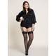 Чулки Gabriella Cher Plus Size XL/XXL, черные