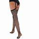 Чулки с черным кружевным поясом Le Frivole Sense, S/M