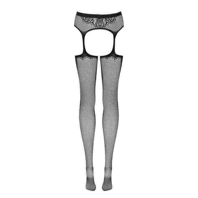 Чулки с поясом GARTER STOCKINGS, черные, OS от IntimShop