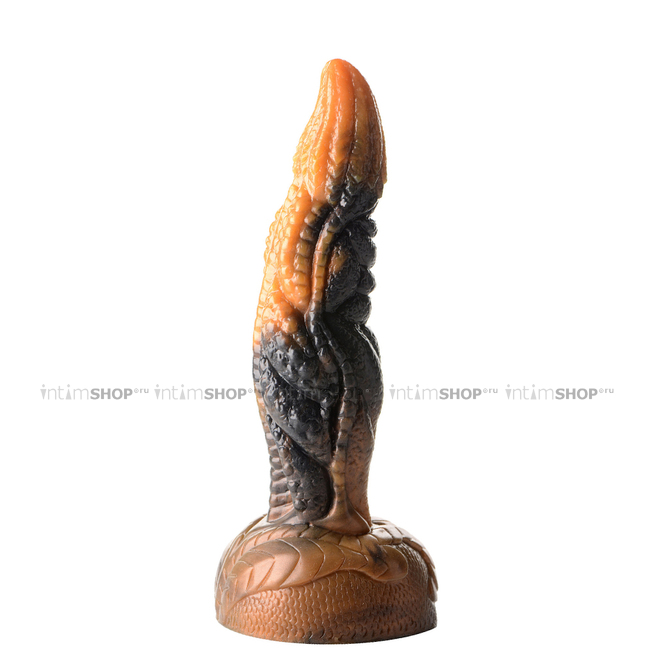 Фаллоимитатор XR Brands Creature Cocks Ravager 20.3 см, оранжевый