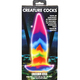 Фаллоимитатор XR Brands Creature Cocks Unicorn Kiss светящийся в темноте 21.3 см, разноцветный