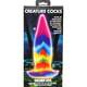 Фаллоимитатор XR Brands Creature Cocks Unicorn Kiss светящийся в темноте 21.3 см, разноцветный