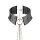 Дизайнерский Ошейник BIJOUX INDISCRETS - DESIR METALLIQUE COLLAR BLACK на цепях, черный
