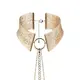 Дизайнерский ошейник BIJOUX INDISCRETS Desir Metallique Collar Gold