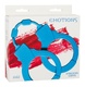 Силиконовые наручники Lola Games Stretchy Cuffs Turquoise, синие