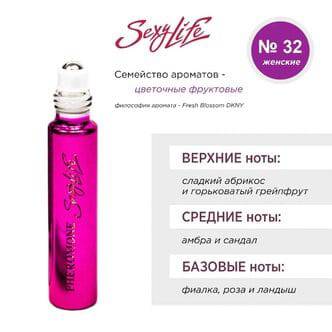 Духи для женщин с феромонами Sexy Life № 32 Fresh Blossom DKNY, 10 мл