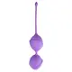 Двойные вагинальные шарики EDC Easytoys Geisha Collection, фиолетовые