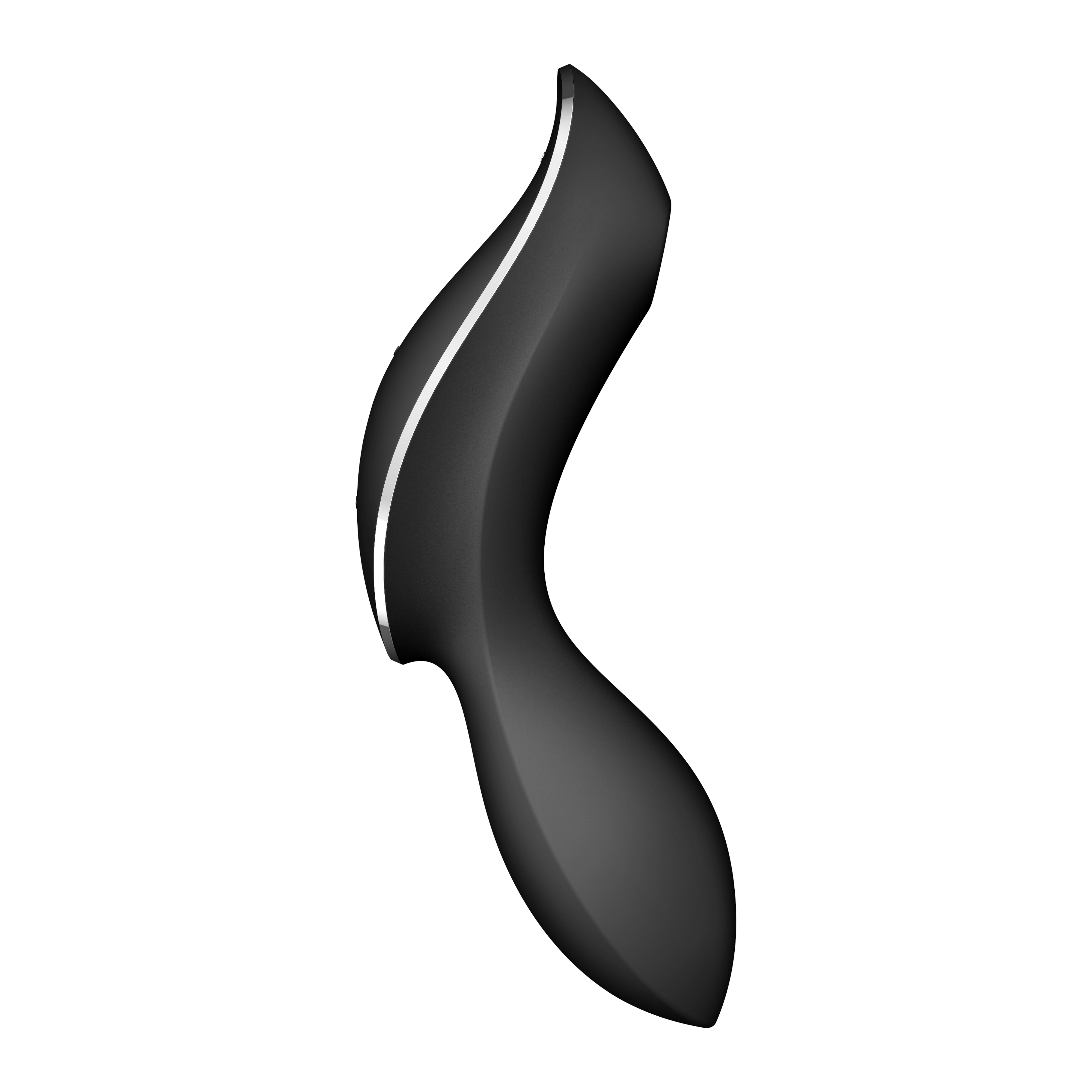 Вакуумно-волновой стимулятор и вибратор для точки G Satisfyer Curvy Trinity 2, черный