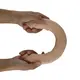 Двухсторонний фаллоимитатор Real 39 см, телесный