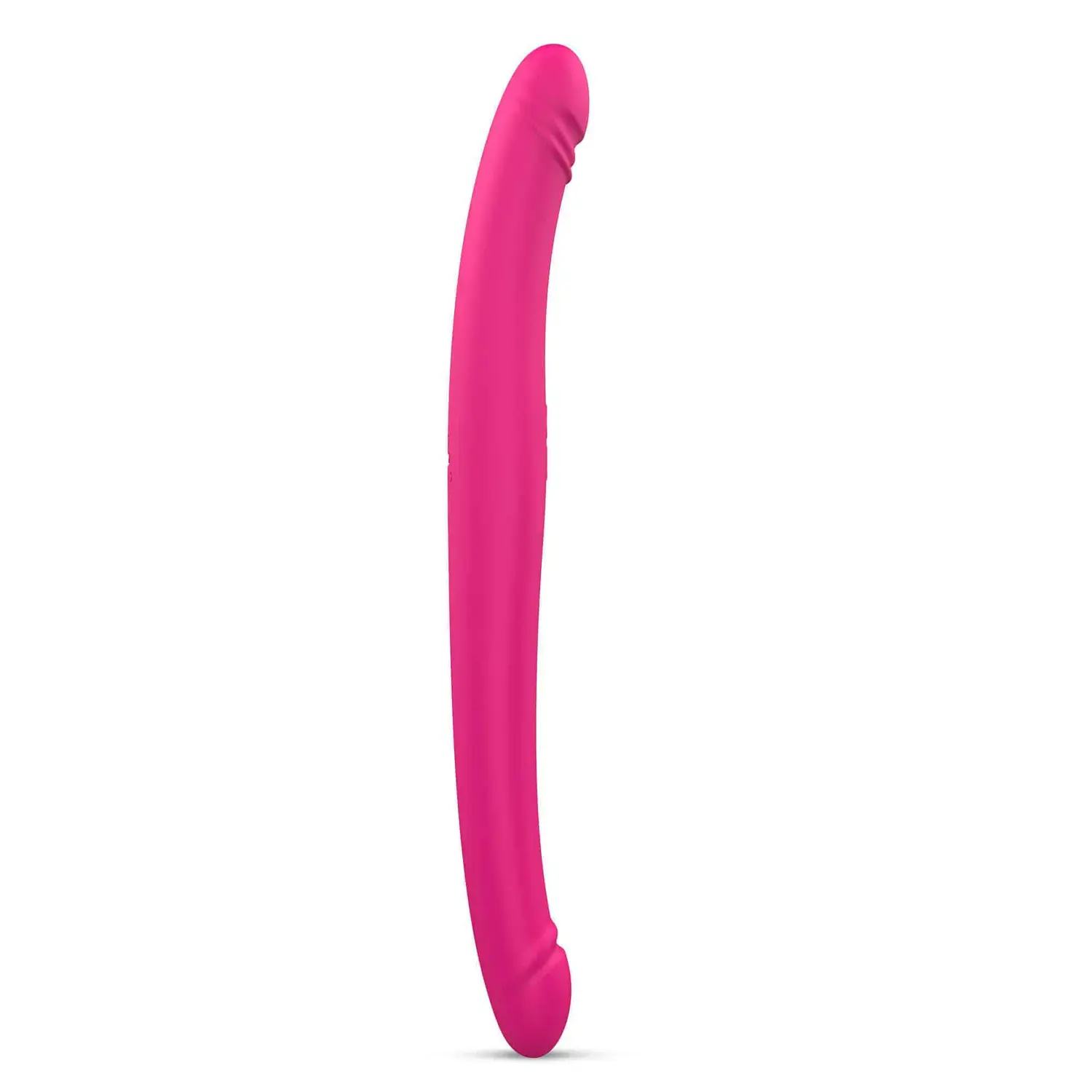 Двухсторонний фаллоимитатор с вибрацией и фиксацией формы Dorcel ...