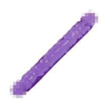 Двусторонний фаллоимитатор Doc Johnson Crystal Jellies Jr. Double Dong 30.5 см, фиолетовый
