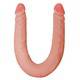Двусторонний фаллоимитатор Lola Games Naughty Instinct 44 см, телесный